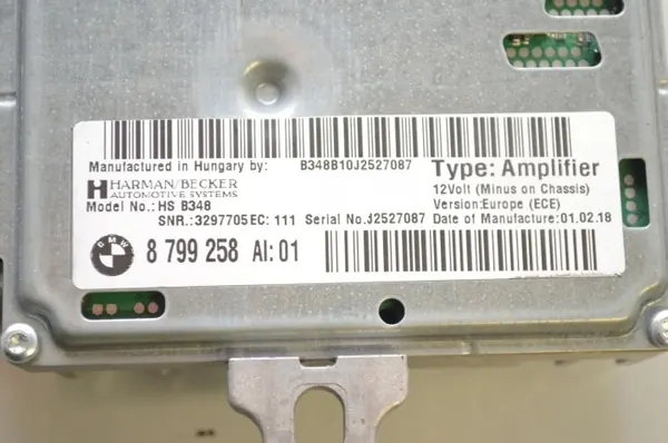 BMW Ljudsystem OEM 65136809379 för 5 Touring image 5