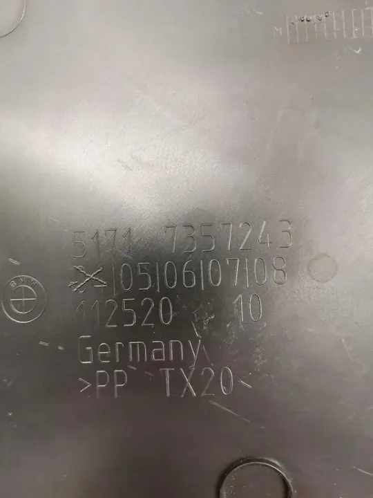BMW Wischerarmabdeckung OEM 7357243 für 7er G11/G12 image 3
