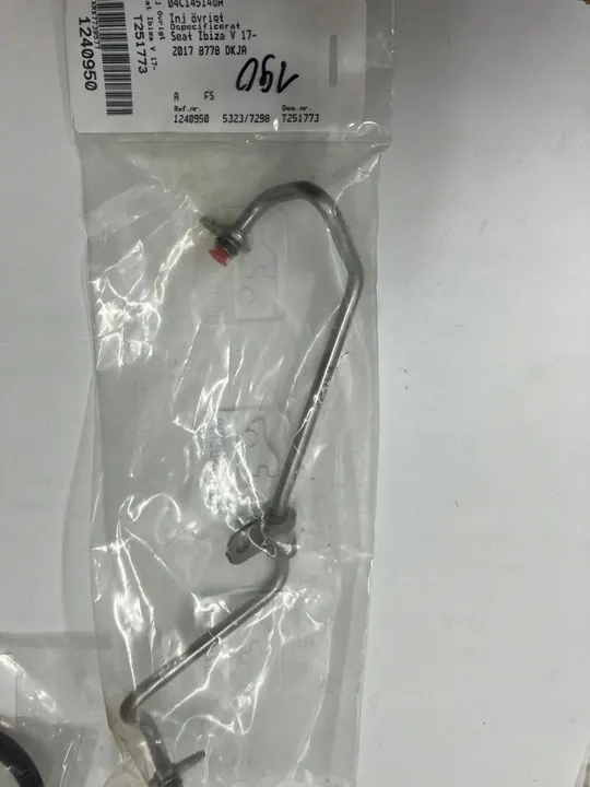 SEAT AUDI SKODA VW GOLF 7 1.5 TSI Tubo de Óleo Turbo 04C145140H image 1