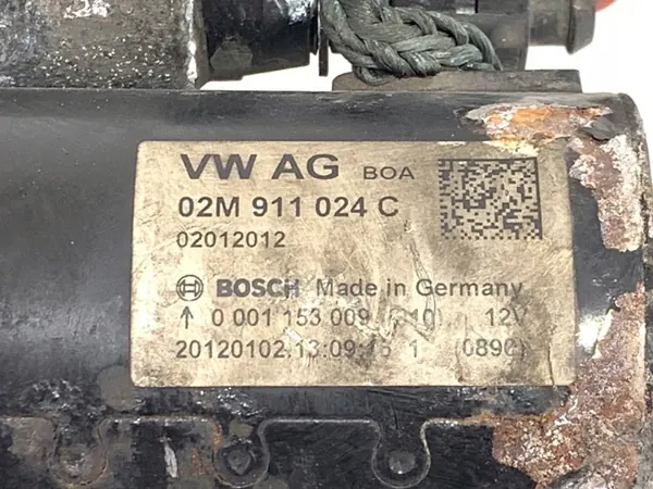 Startmotor OEM 02M911024C för VW Passat B7 2.0 136hk image 5