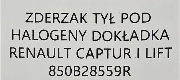 Paraurti posteriore Renault Captur I 2017-2019 - 850B21681R image 9