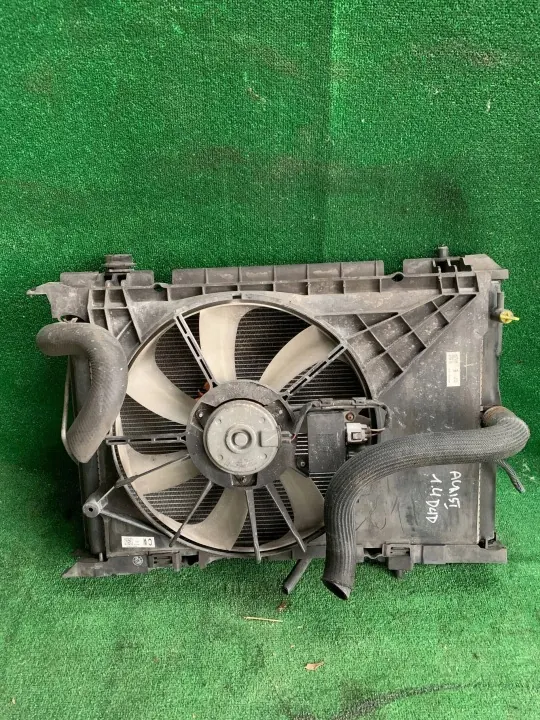Chłodnice komplet wentylator Toyota Auris I 1.4 D4D diesel WWA image 2