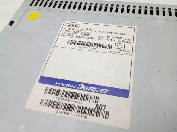 OEM 96140-2K400 CD-radio Kia Soul I 2008-2011 image 3