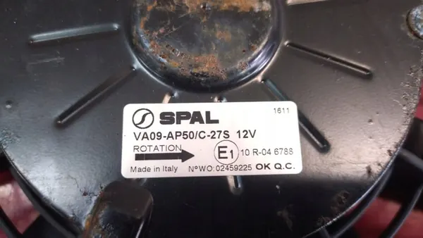 Ventilateur d'unité de refroidissement Spal VA09-AP50/C-27S image 2