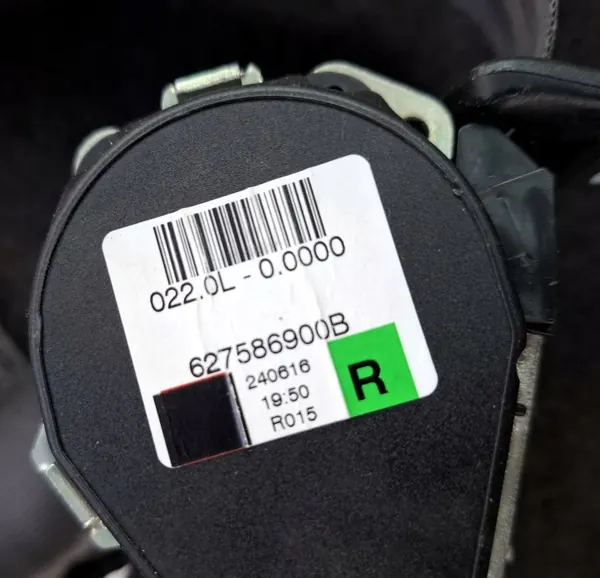Ceinture de sécurité arrière Renault Espace V OEM 627586900B image 3