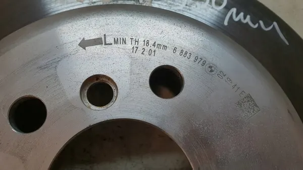 Discos de Freio 330mm e Pastilhas Traseiras BMW 3 G20 X5 G05 X6 G06 OEM image 2