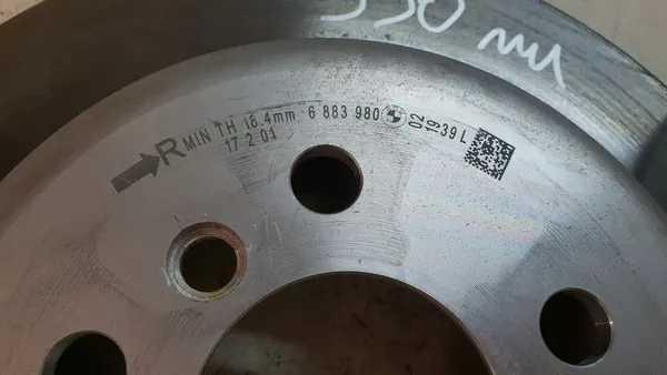 Discos de Freio 330mm e Pastilhas Traseiras BMW 3 G20 X5 G05 X6 G06 OEM image 3