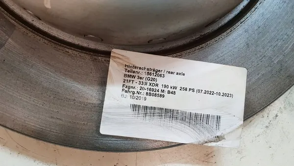 Discos de Freio 330mm e Pastilhas Traseiras BMW 3 G20 X5 G05 X6 G06 OEM image 5