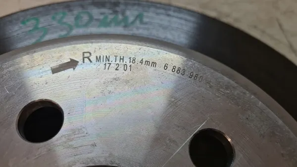 Discos de Freio 330mm e Pastilhas Traseiras BMW 3 G20 X5 G05 X6 G06 OEM image 8