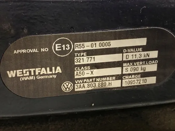 OEM LORK-1831-11233 hinauskoukku VW Passat B7 Farmari image 9