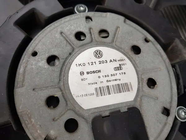 SEAT LEON 2 II LIFT 09-12 1.6 TDI Ventilador de Radiador Frontal OEM image 6