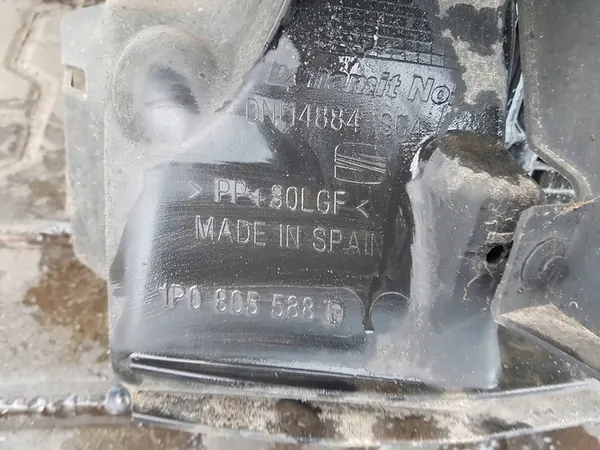 SEAT LEON 2 II LIFT 09-12 1.6 TDI Ventilador de Radiador Frontal OEM image 9