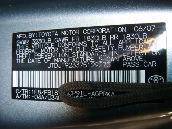 OEM RTEKO SM1125 Toyota Yaris 2 Longerons Avant Droit image 5