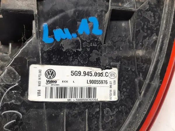VW GOLF 7 KOMBI LUZ TRASERA IZQUIERDA 5G9945095C image 4