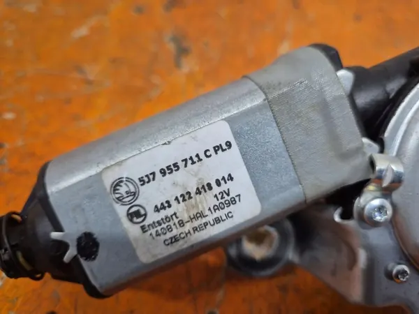 Heckwischermotor SKODA FABIA II 10-14 5J7955711C image 5