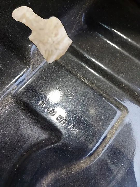 Fram vänster skärm Porsche 911 997 2004- Svart OEM 99750303100 image 8