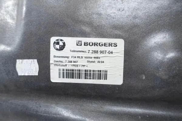 Vänster framskärm OEM 7288907 för BMW 3 GT F34 image 6