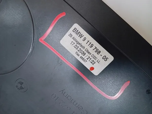 Kojelaudan verhoilu BMW 7 Series (F01, F02, F03, F04) OEM 9119798 image 6