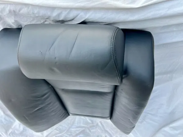 BMW E65 NAPPA baksätesryggstöd höger svart läder image 3