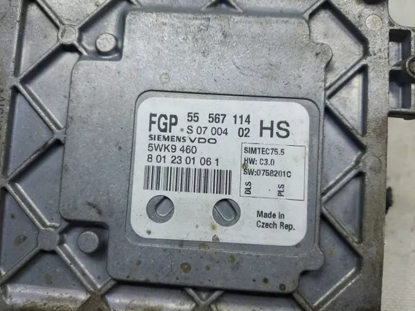 Motorstyrenhet OEM 55567114 för Opel Astra H 1.6 image 4
