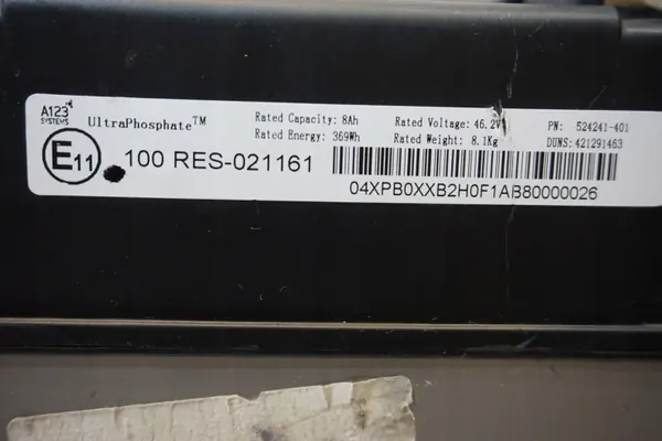 Volvo XC60 II Batteri OEM 32301105 - 8Ah Begagnad image 3