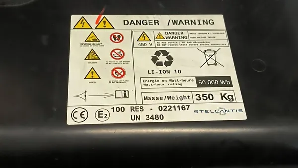 BATERIA 450V 50KWH OPEL CORSA F MOKKA image 4