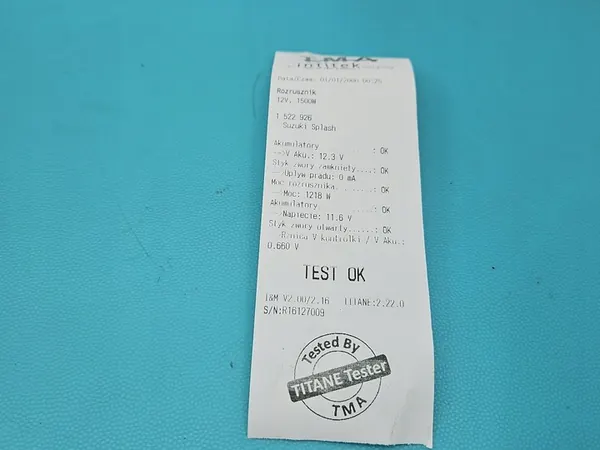 Motor de arranque Suzuki Splash 1.3 DDIS F002G20485 image 6