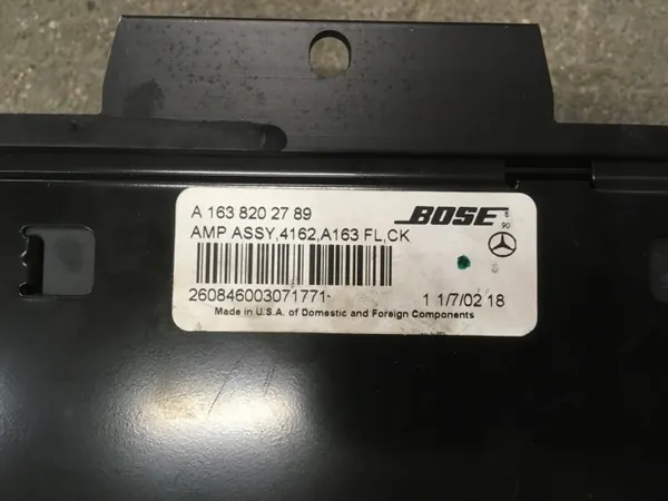 Gebrauchter Bose-Verstärker OEM A1638202789 Mercedes-Benz image 3