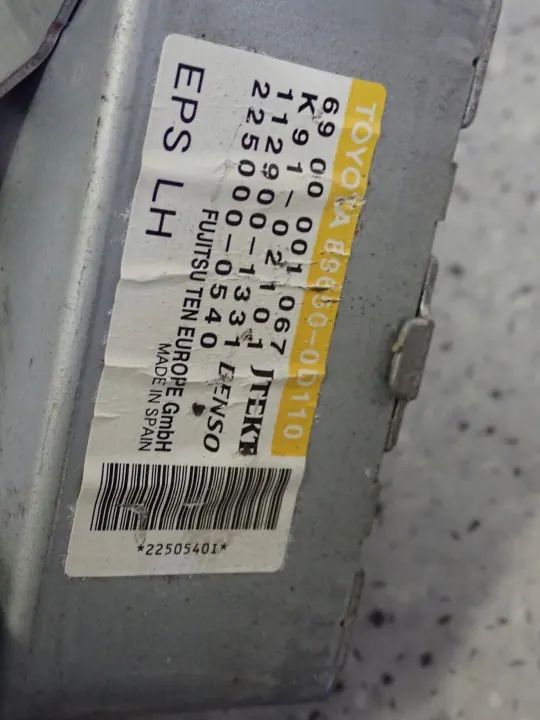 Toyota Yaris II 06-09 servostyrningskolumn OEM image 7