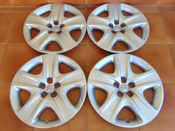 17" Silver Wheel Covers Opel OE image 2