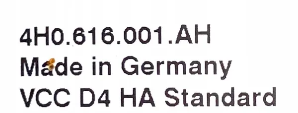 Vänster Bakluftdämpare AUDI A8 S8 4H0616001AH 4H0616001AL image 5