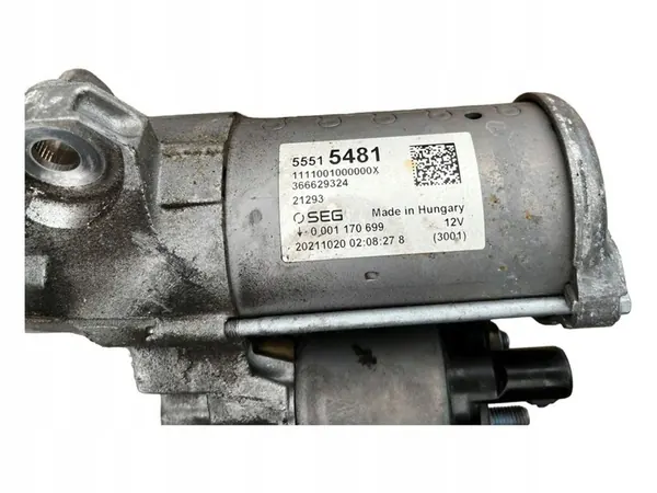 OPEL ASTRA K 15-22 - MOTOR DE ARRANQUE 55515481 image 4