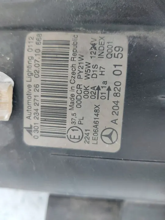 Linker Xenonlamp Mercedes W204 A2048200159 image 10