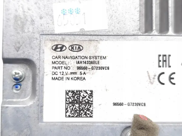 Radio GPS Hyundai Ioniq OEM 96560-G7230 (19-22) image 7