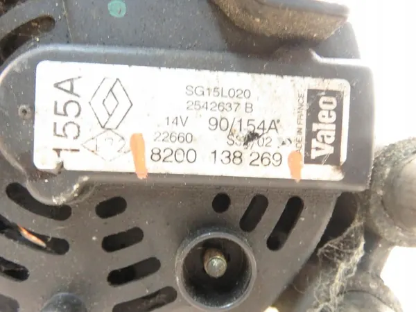 RENAULT SCENIC 2 II 03-09r 1.9 DCI Alternator 155A 8200138269 image 6
