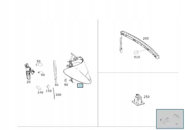 MERCEDES CLA 117 W117 Rechter Koplamp image 2