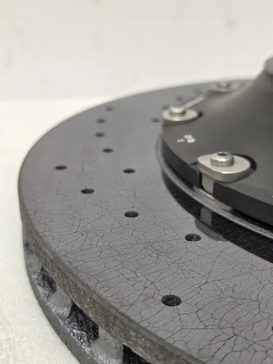 Keramische Remschijf Porsche Cayenne Panamera Taycan Links Achter OEM 9J1615601B image 3