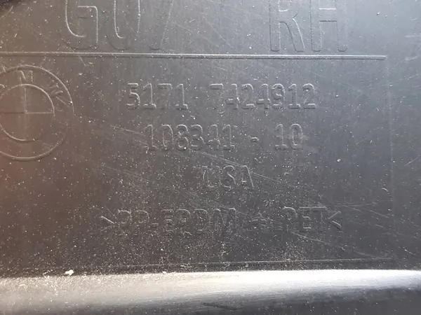 Etupyörän kaari oikea BMW X7 G07 OEM 7424914 image 3