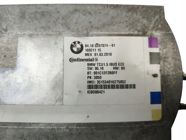 Bluetooth-modul OEM 9207074 för BMW X3 E83 (2006-2010) image 3