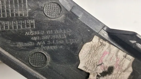 AUDI Q8 S-LINE 4M8 Moldura de acabamento do escape 4M8807513A image 6