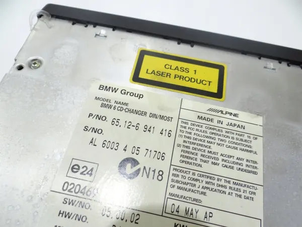 BMW CD-vaihtaja OEM 6941416 5-sarja E60 image 5