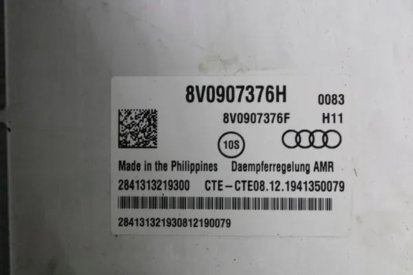 Audi RS3 8V luchtvering besturingseenheid OEM 8V0907376H image 3