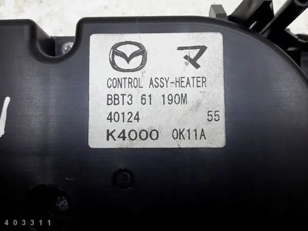 Module climatisation Mazda 3 OEM bbt361190m image 6