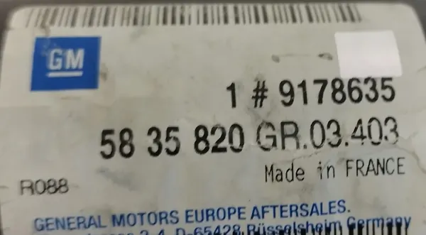 OPEL VECTRA C 2.2 Intercooler-Schlauch OEM 9178635 image 3