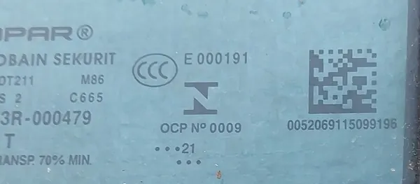 FENÊTRE TRIANGULAIRE AVANT GAUCHE JEEP RENEGADE OEM KTAG6CTR599 image 2