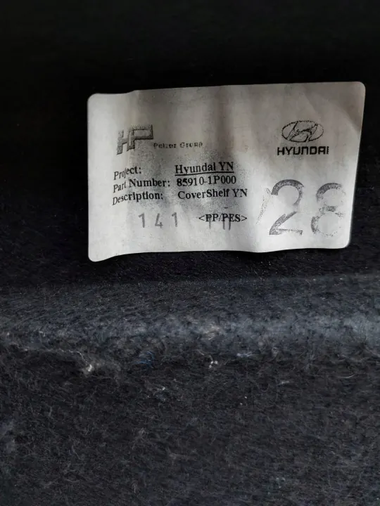 Kofferraumablage OEM 85910-1P000EQ für Hyundai IX20 Kia Venga image 5