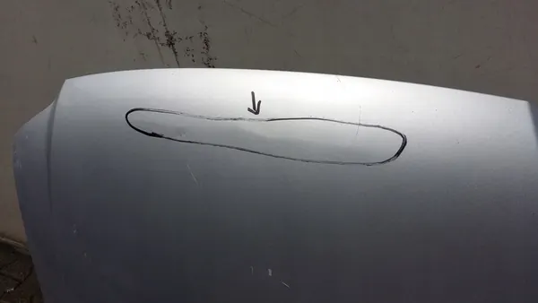 Motorhuv VW Touran 2003-2007 image 2