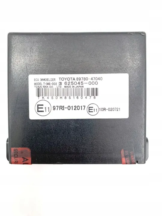 Module Immobilisateur Toyota Prius OEM 8978047040 image 3