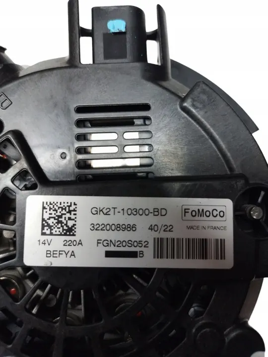 Alternador FORD TRANSIT MK8 CUSTOM 2.0 ECOBLUE 220A image 2