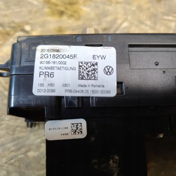 Panneau climatisation OEM 2G1820045F pour VW Polo VI image 5